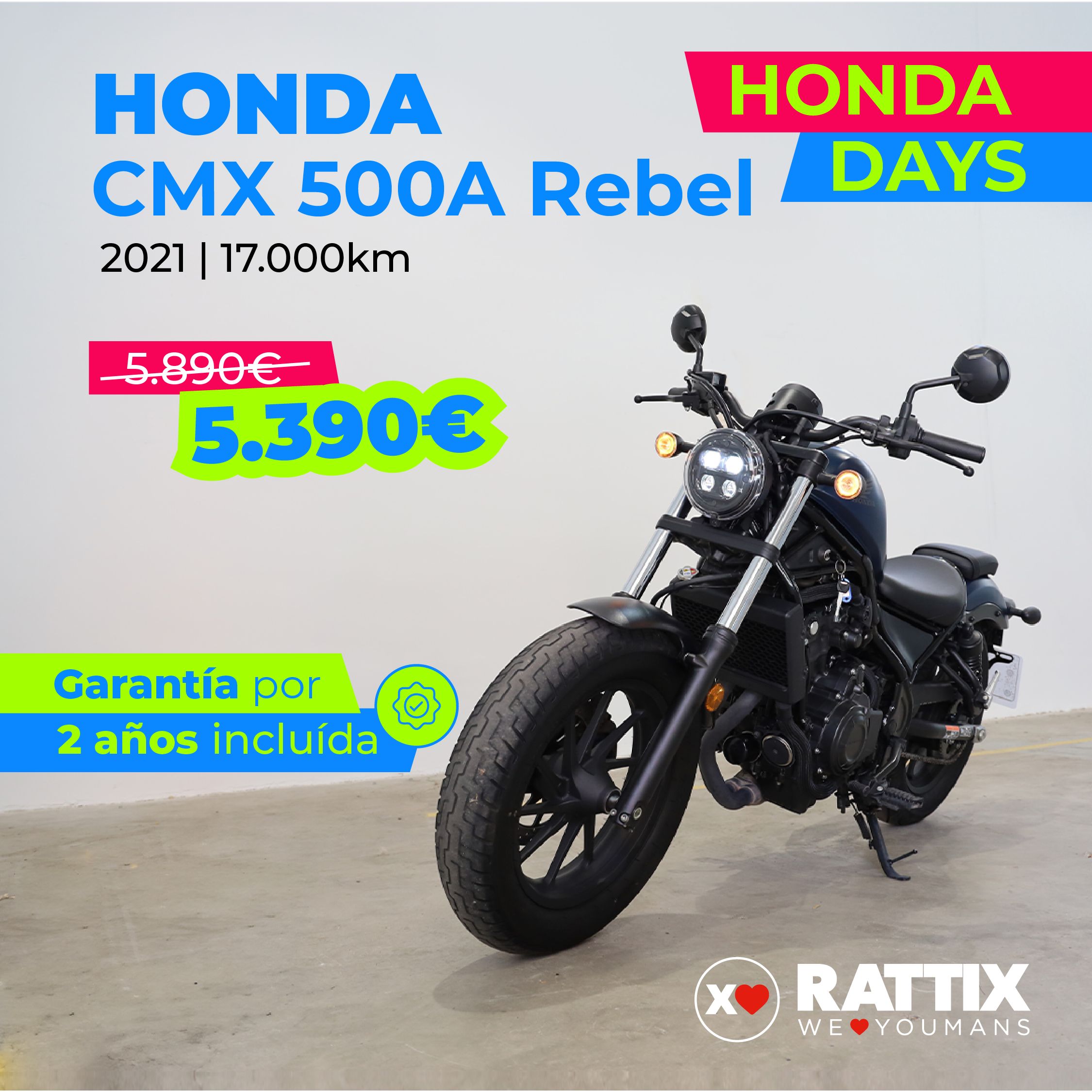 Honda CMX 500 Rebel